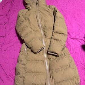 Lululemon Sleet Street Long Jacket Bold Beige Size 2